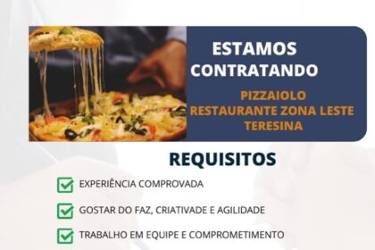 Vaga para Pizzaiolo