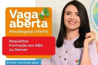 Vaga para Psicólogo(a) Infantil