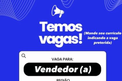 Vaga para Vendedor(a)