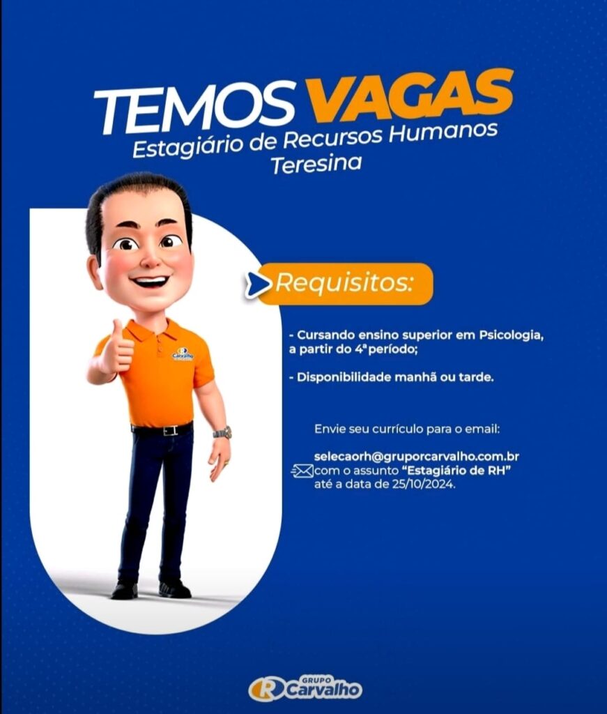 Vaga de Estágio para RH