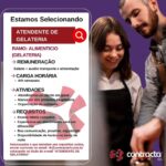 Vaga para Atendente de Gelateria