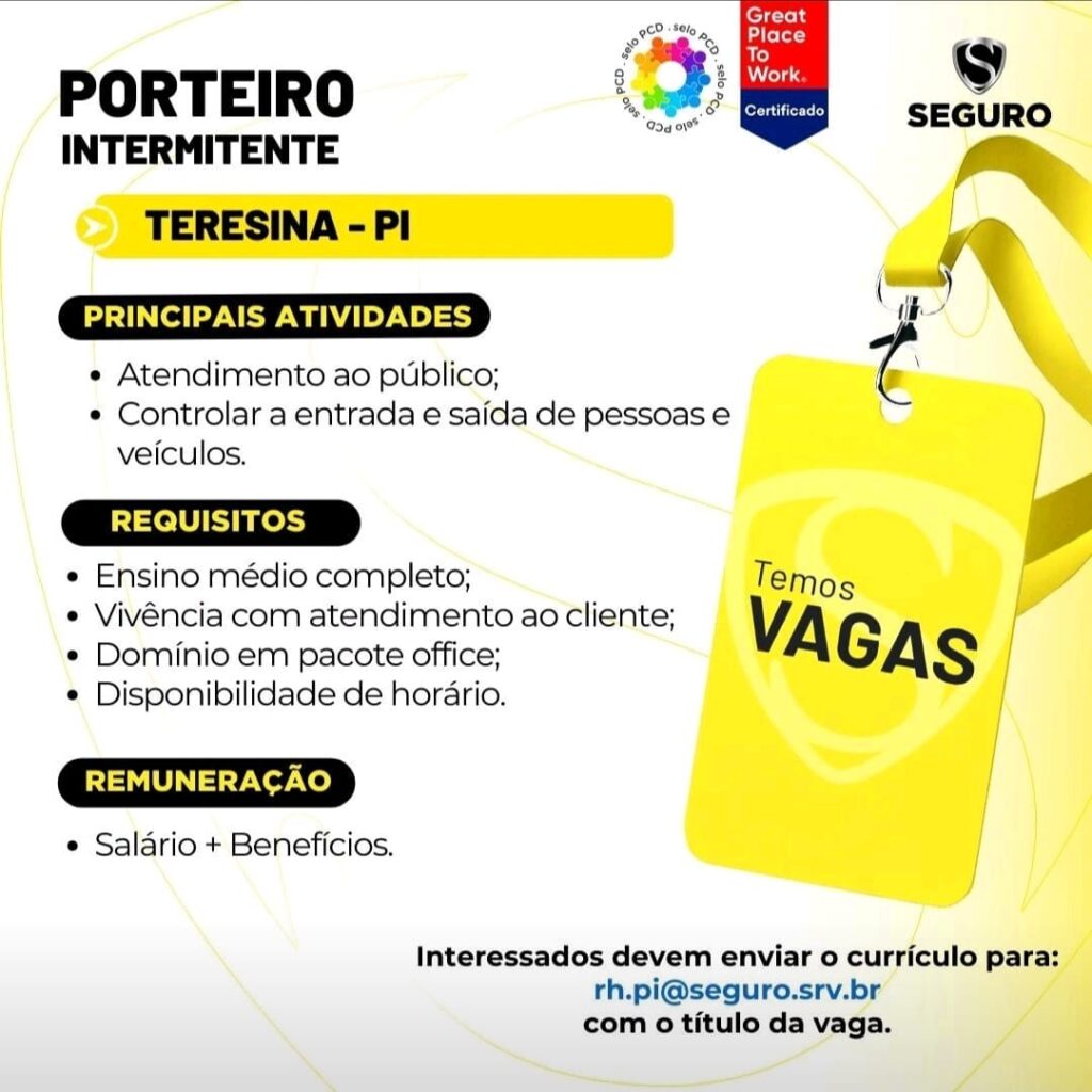 Vaga para Porteiro