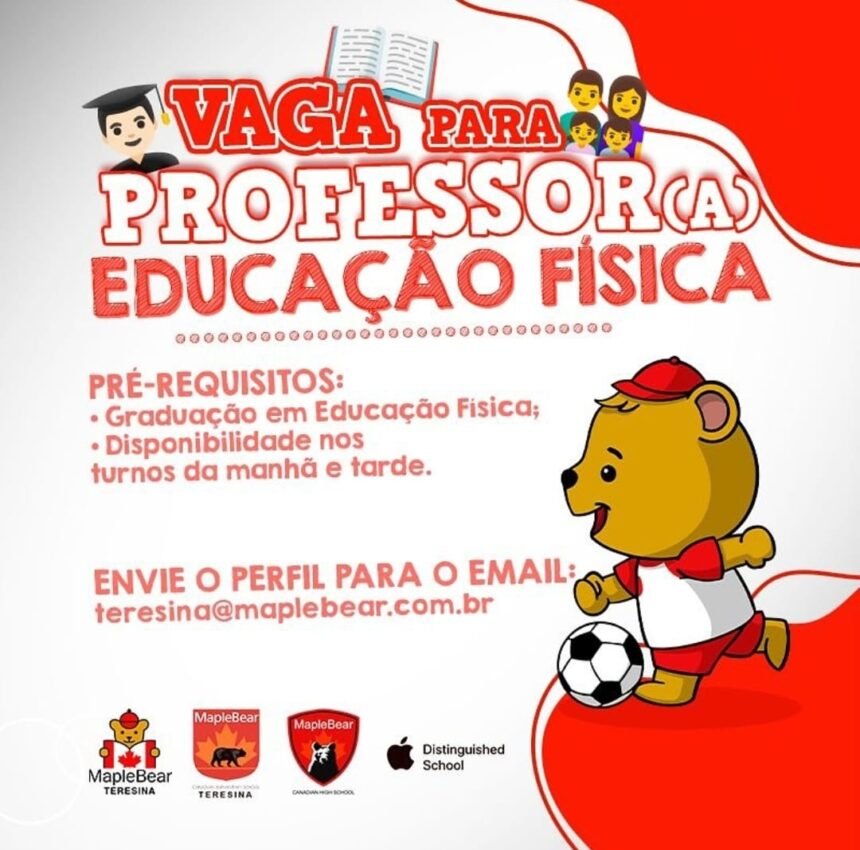 Vaga para Professor de Educação Física