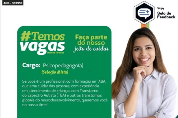 Vaga para Psicopedagogo(a)