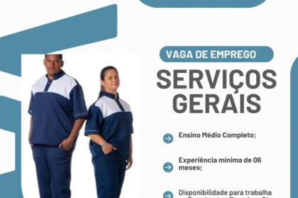 Vaga para Serviços Gerais