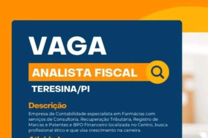 Vaga para Analista Fiscal