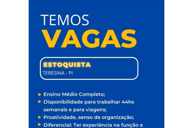 Vaga para Estoquista