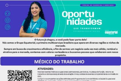 Vaga para Médico do Trabalho