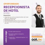 Vaga para Recepcionista de Hotel