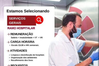 Vaga para Serviços Gerais