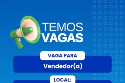 Vaga para Vendedor(a)