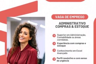 Vagas para Administrativo/ Compras e Estoque