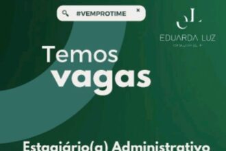 Vaga de Estágio para Administrativo Financeiro