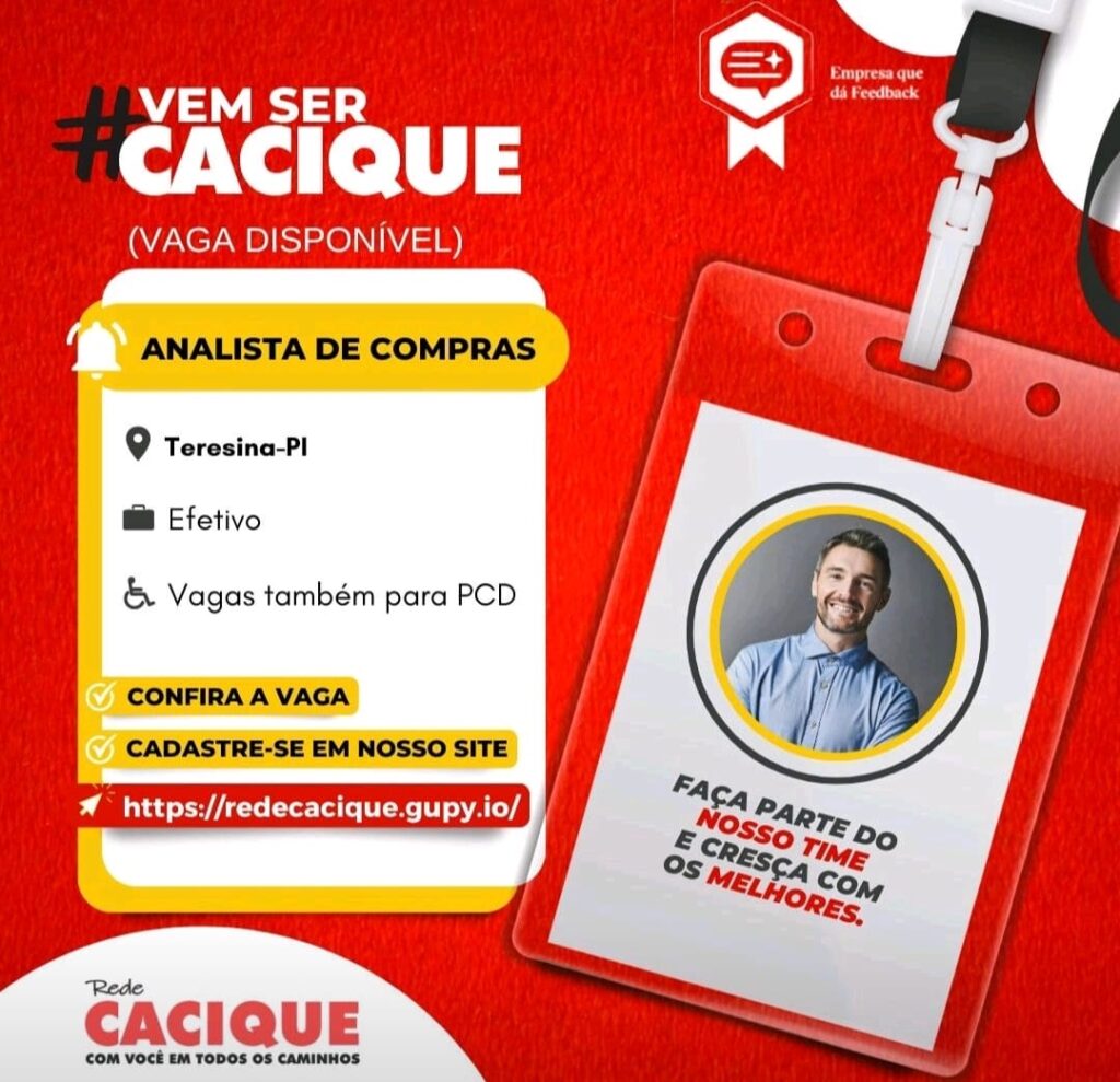 Vaga para Analista de Compras