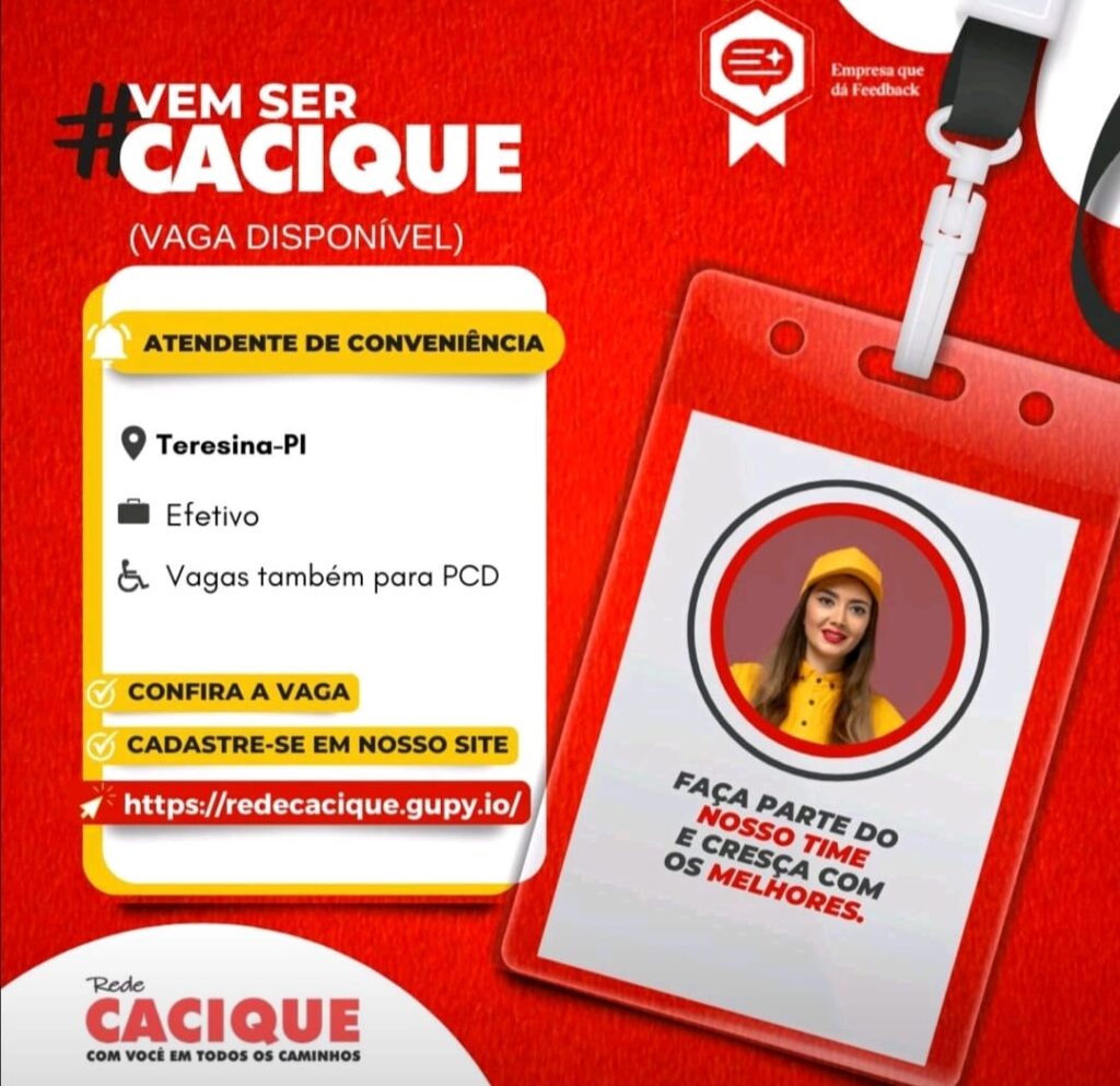 Vaga para Atendente de Conveniência