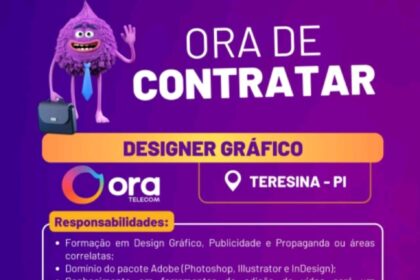 Vaga para Designer Gráfico