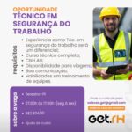 Vaga para Técnico em Segurança do Trabalho