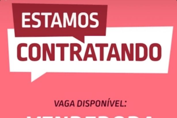 Vaga para Vendedora