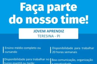 Vaga para Jovem Aprendiz