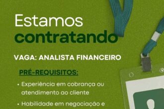 Vaga para Analista Financeiro