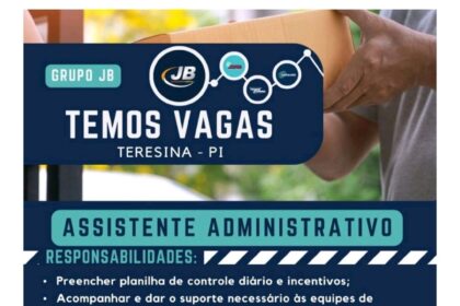 Vaga para Assistente Administrativo