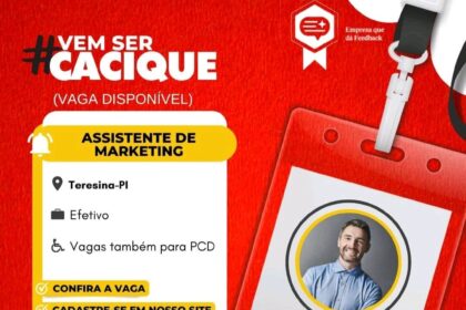 Vaga para Assistente de Marketing