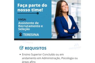 Vaga para Assistente de Recrutamento e Seleção