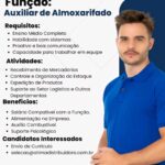 Vaga para Auxiliar de Almoxarifado