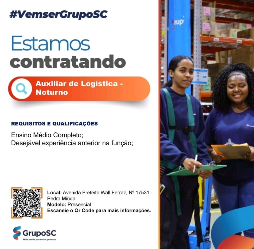 Vaga para Auxiliar de Logística