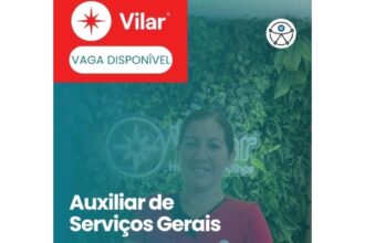 Vaga para Auxiliar de Serviços Gerais