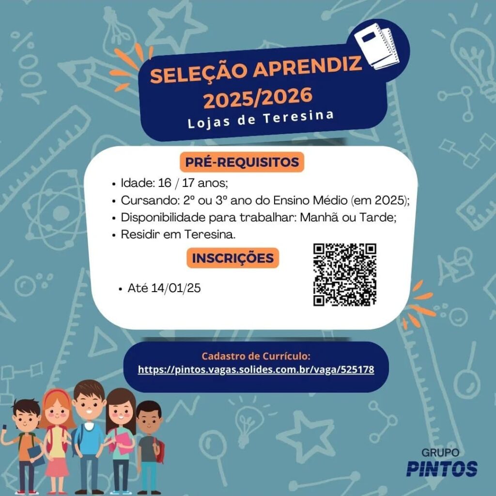 Vaga para Jovem Aprendiz