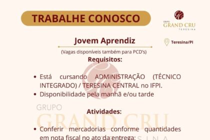 Vaga para Jovem Aprendiz