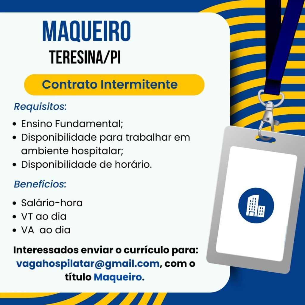 Vaga para Maqueiro