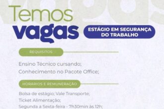 Vaga para Segurança do Trabalho