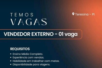 Vaga para Vendedor Externo