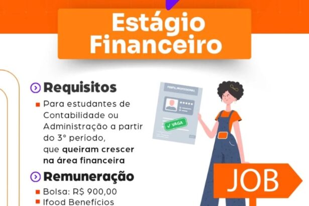 Vaga de Estágio para Financeiro