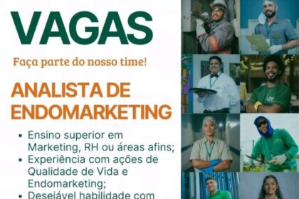 Vaga para Analista de Endomarketing