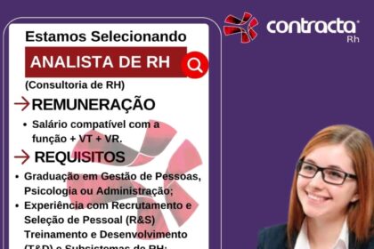 Vaga para Analista de RH