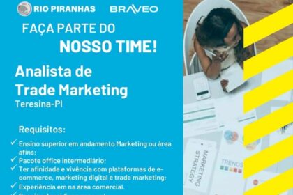 Vaga para Analista de Trade Marketing