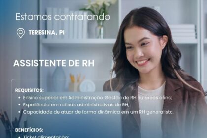 Vaga para Assistente de RH