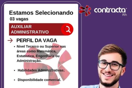 Vaga para Auxiliar Administrativo