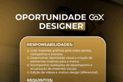 Vaga para Designer