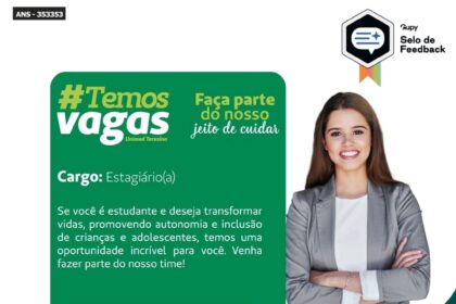 Vaga para Estagiário(a)