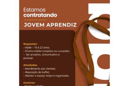 Vaga para Jovem Aprendiz