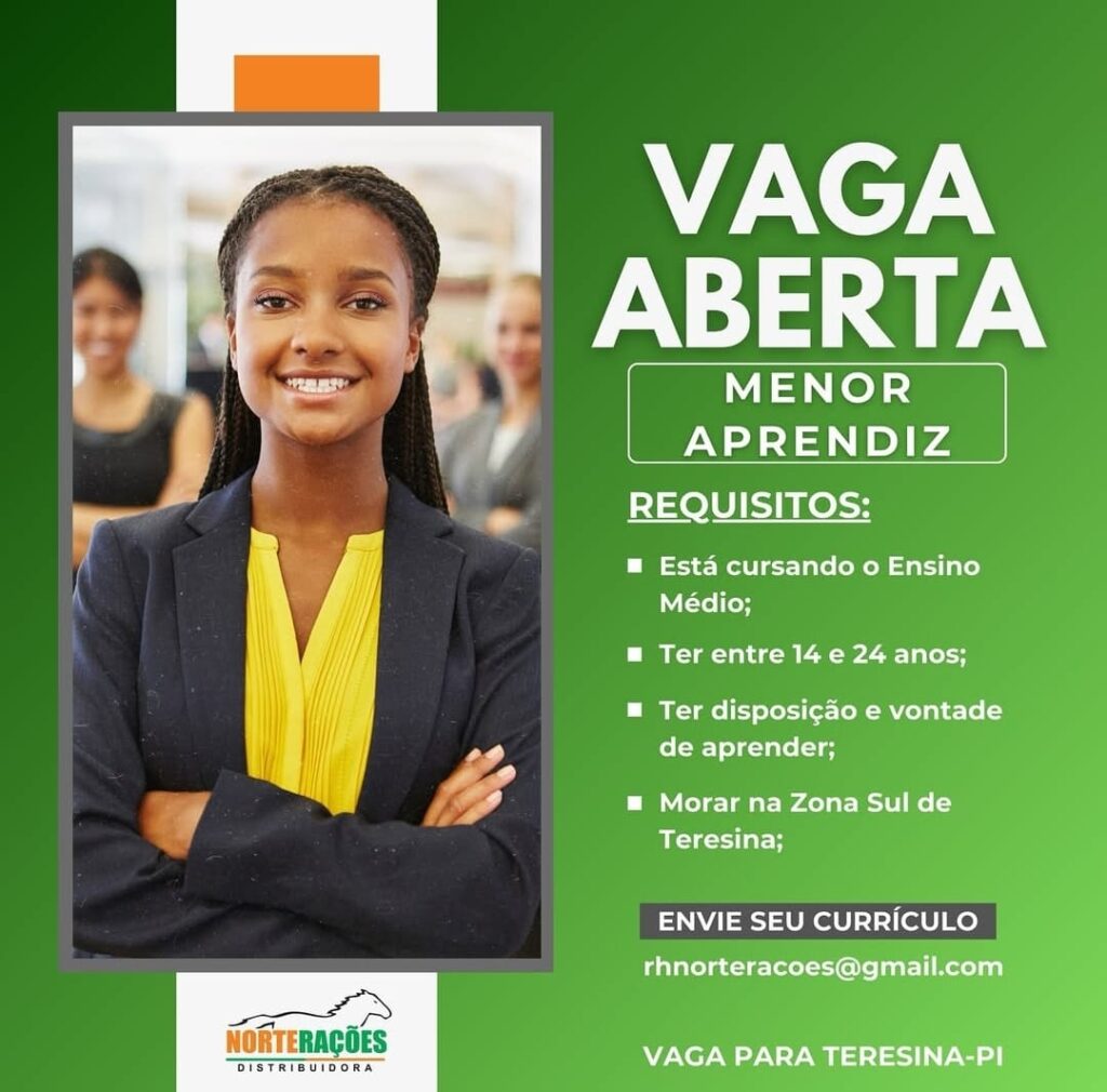 Vaga para Jovem Aprendiz