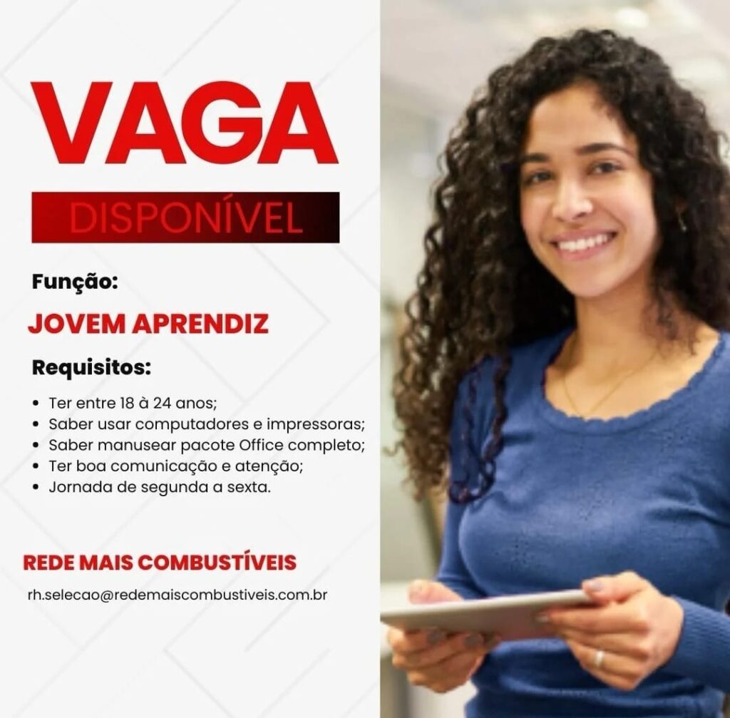 Vaga para Jovem Aprendiz