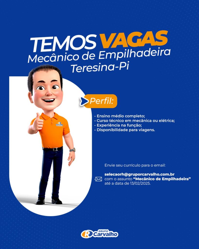 Vaga para Mecânico de Empilhadeira