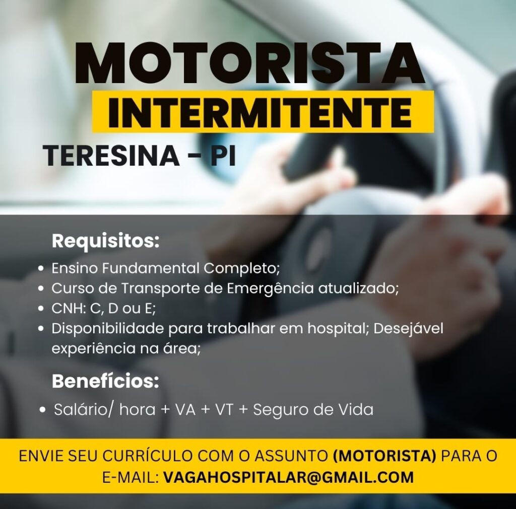 Vaga para Motorista