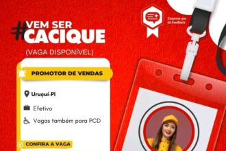 Vaga para Promotor de Vendas