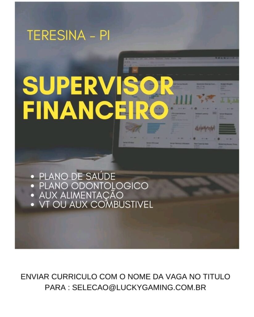 Vaga para Supervisor Financeiro